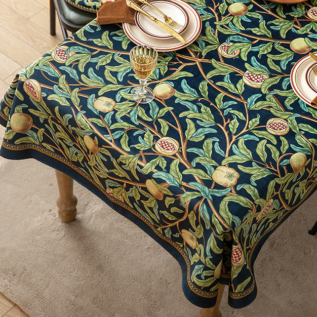 american retro pomegranate table cloth