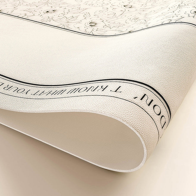 monotone dream simple dresser mat