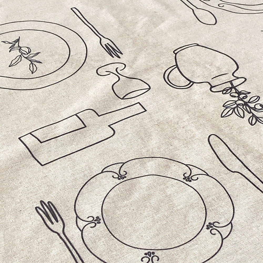 meal paint table cover