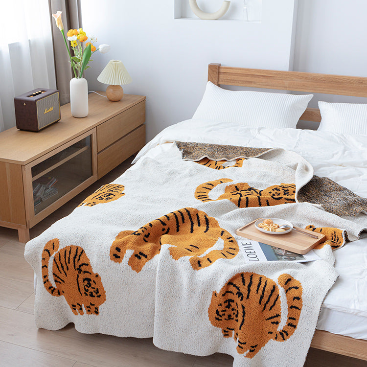 【再入荷】3color cute tiger blanket