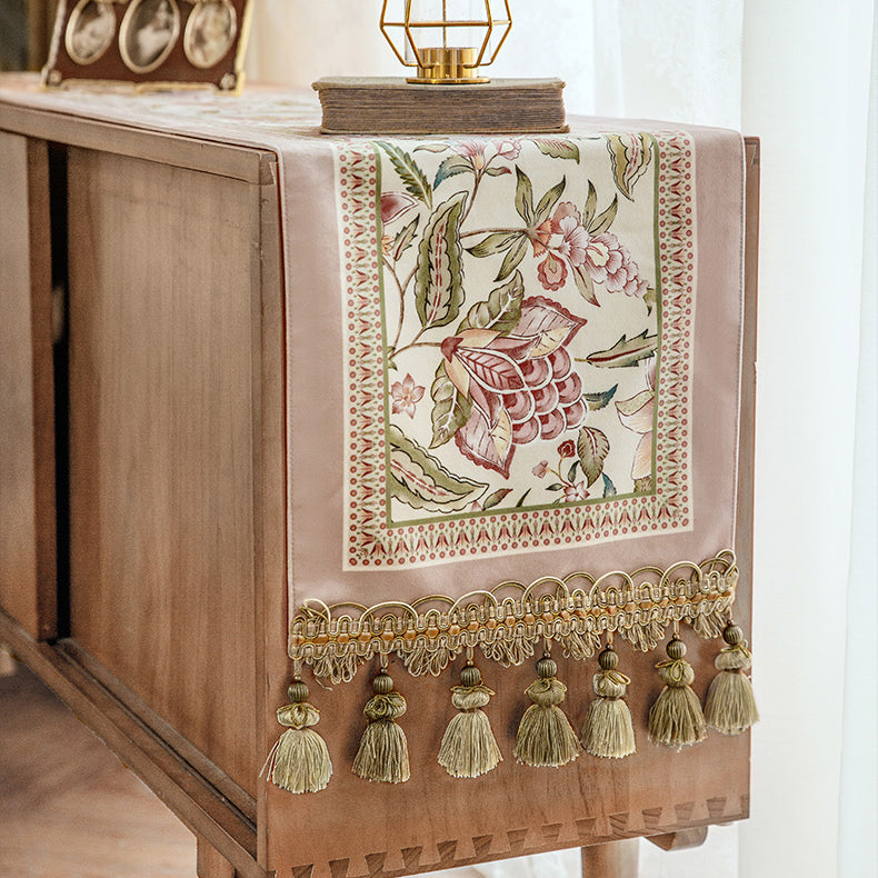 pink like a dream flower table runner