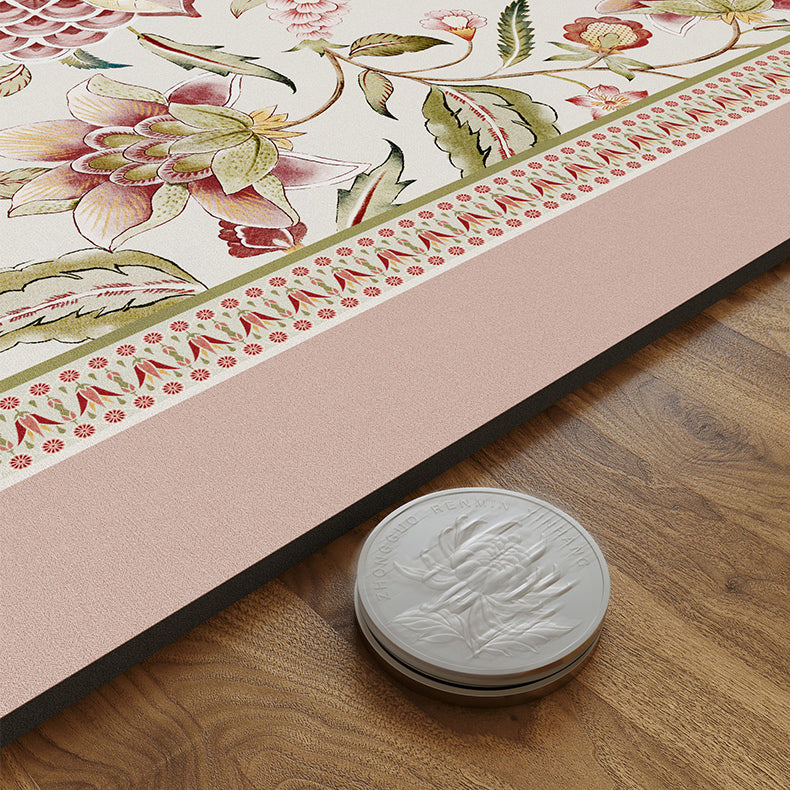 pink like a dream flower bath mat