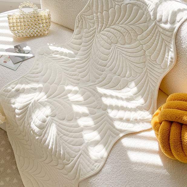 3color leaf stitch sofa cover