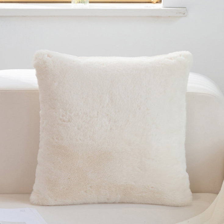 7color simple fur cushion
