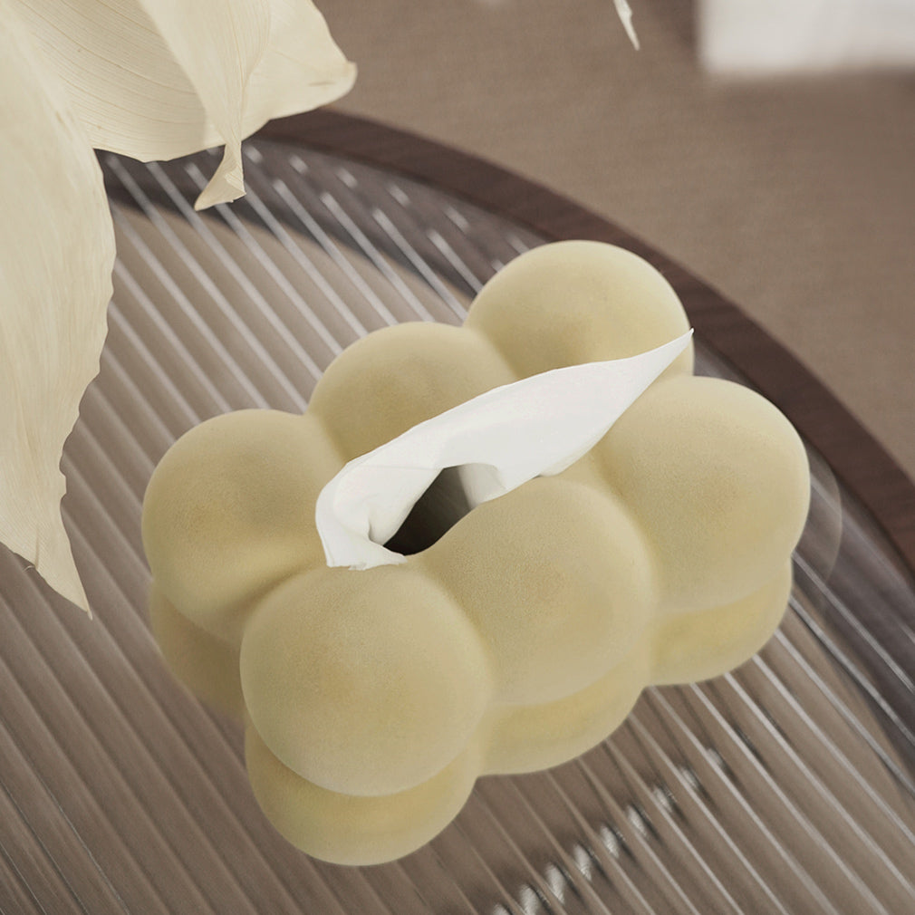 3color furry cloud tissue case