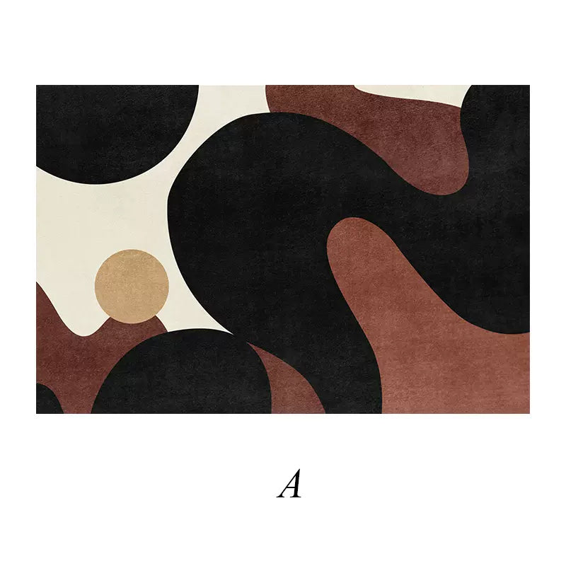 3design abstract painting square carpet