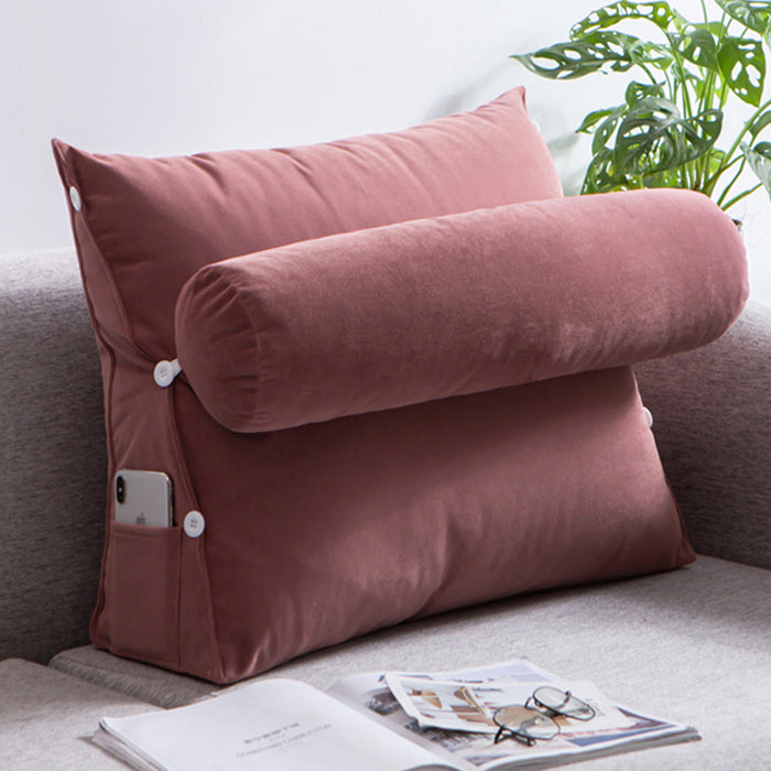 8color velvet multi backrest cushion