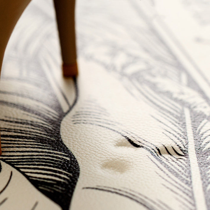 lucky logo luxury door mat