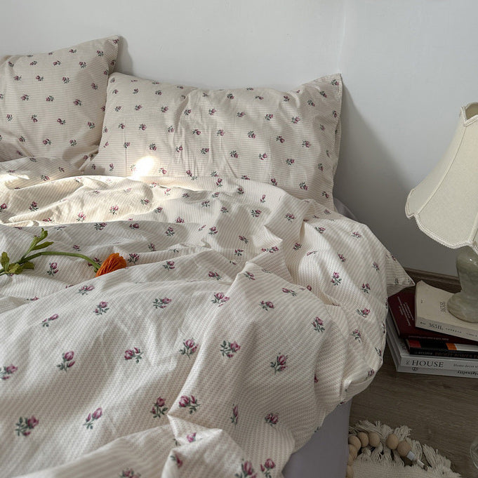 2design pale flower bedlinen set