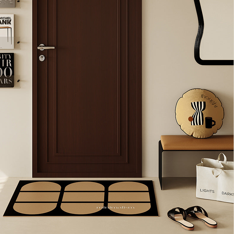 minimalism retro door mat