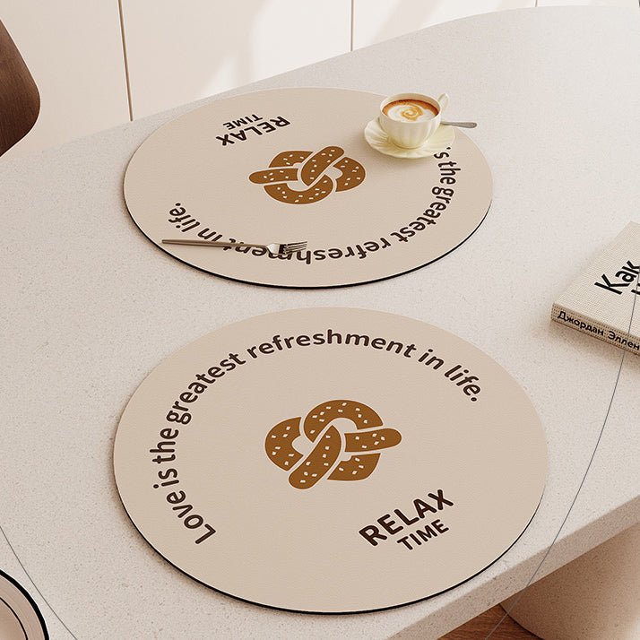 5design relax time round place mat – La caph