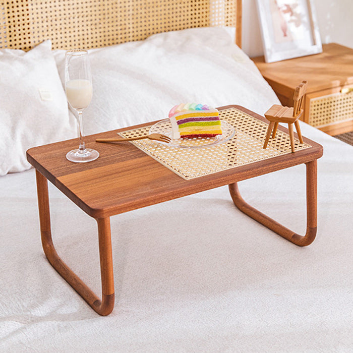 3color wood rattan mini table