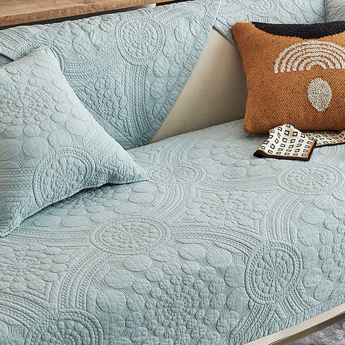 4color dark quilt sofa cover