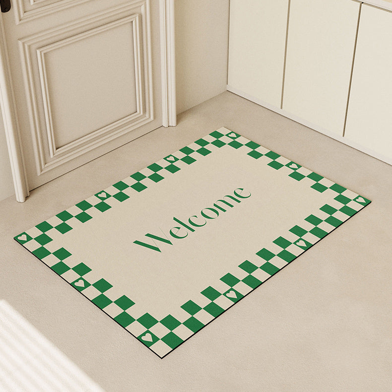 4color welcome waterproof door mat