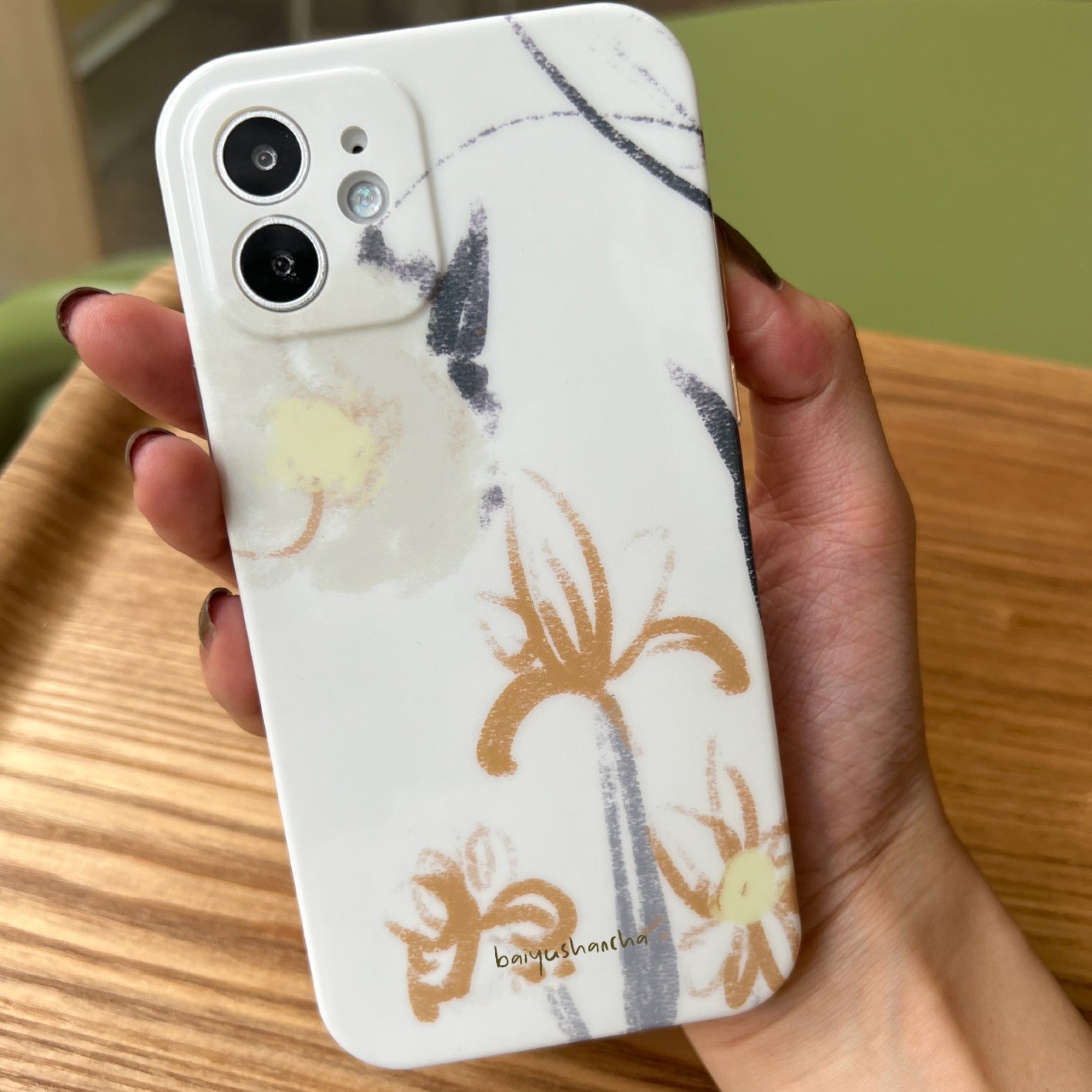 Japanese flower pattern iPhonecase