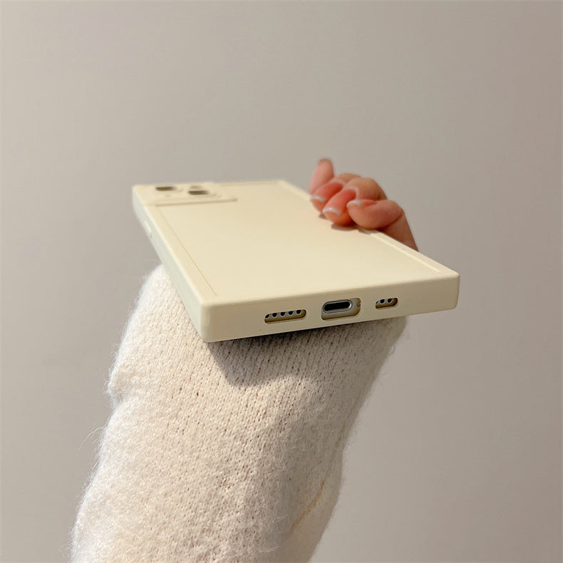 6color simple square iPhone case