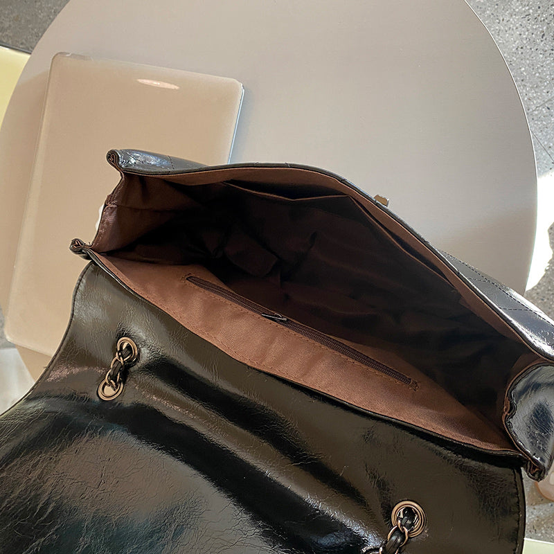 3color diamond stitch bag