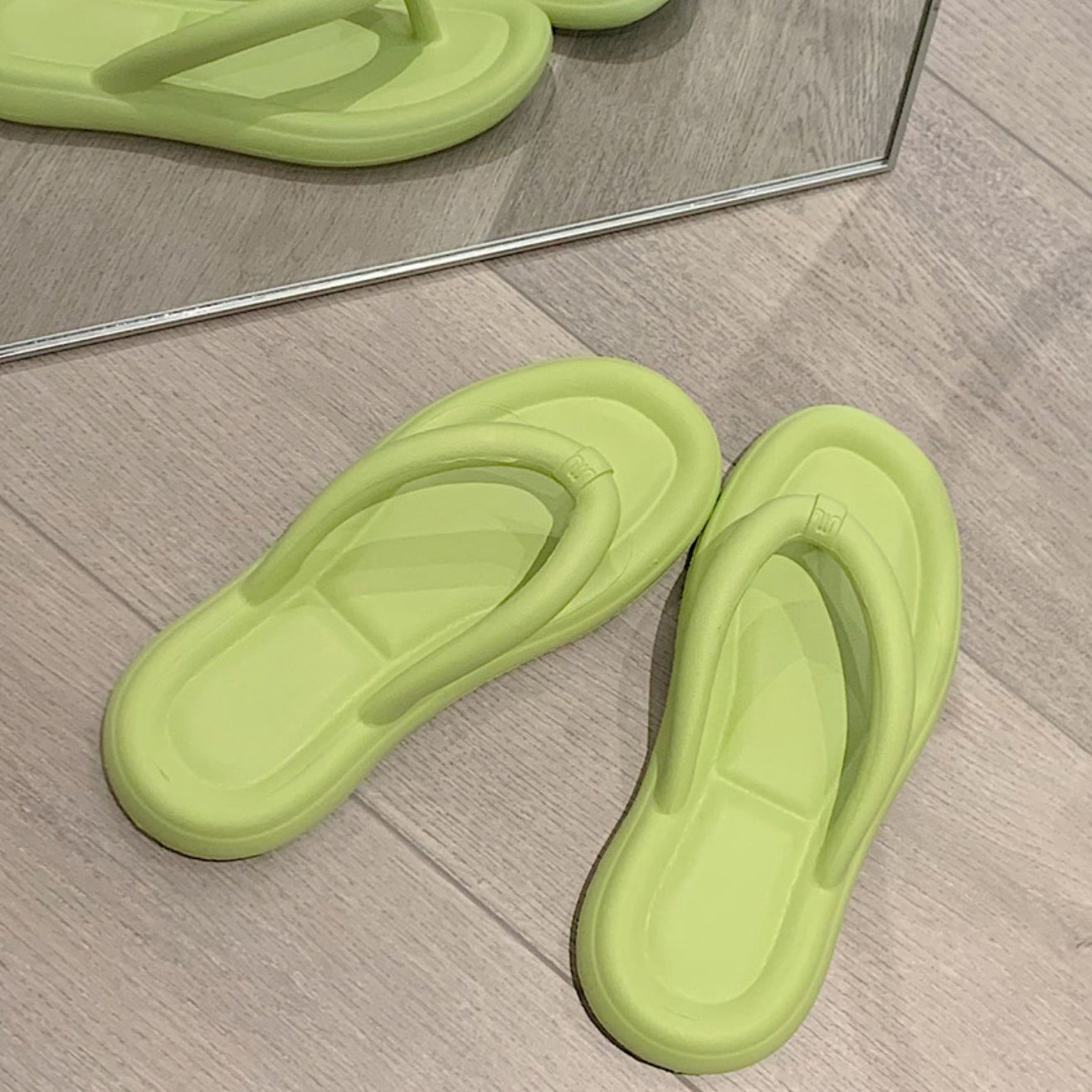 5color simple casual rubber roomshoes
