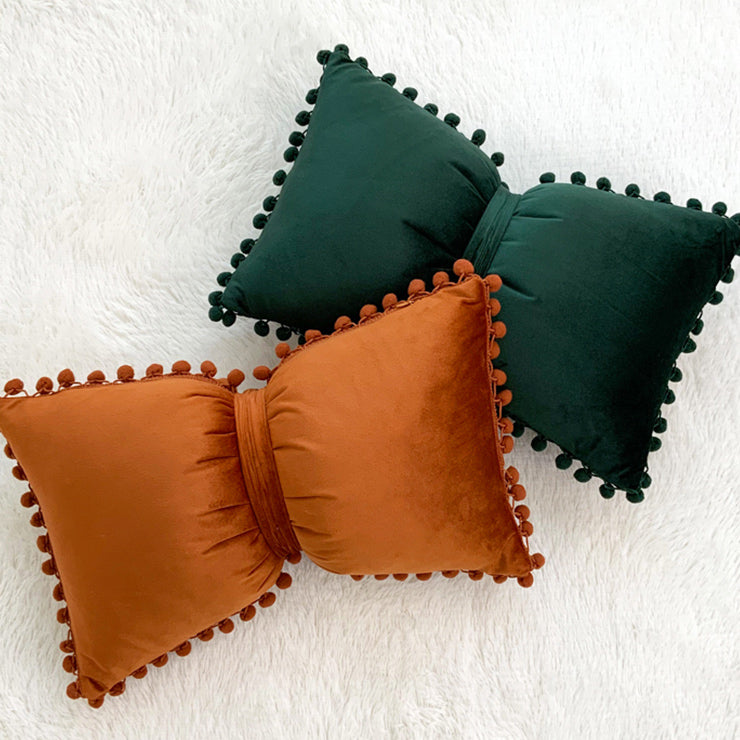 11color velvet ribbon cushion