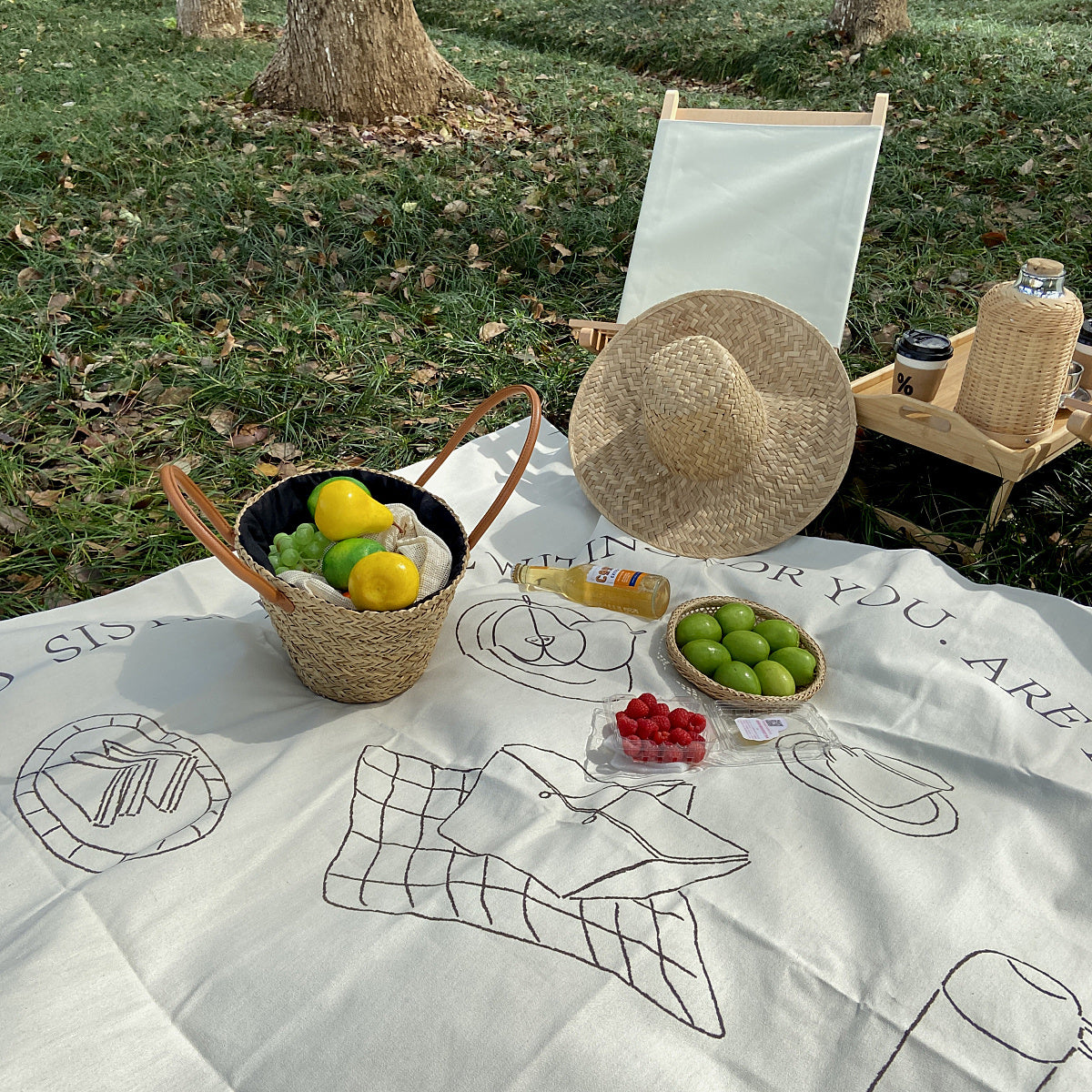 8design logo picnic sheet