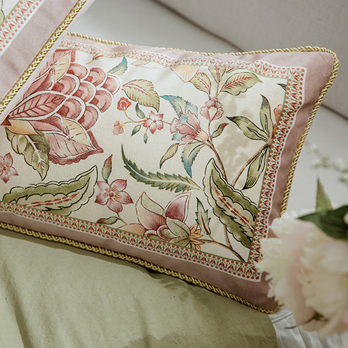 pink like a dream flower long cushion