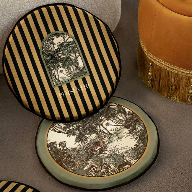 2design green persevere logo cushion