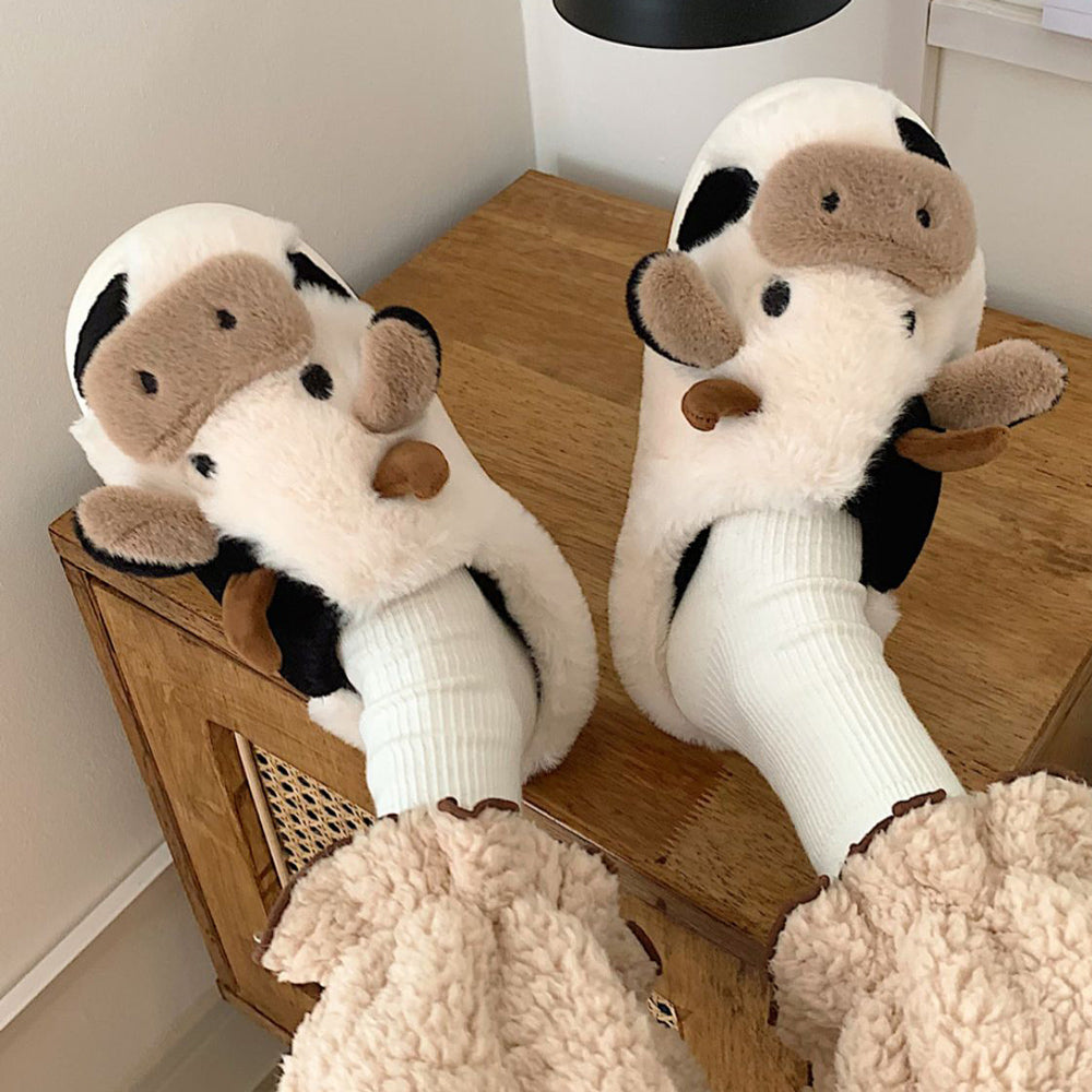 cute cow roomshoes