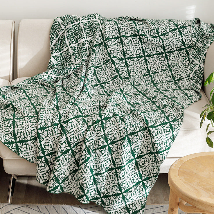 5color ethnic pattern blanket