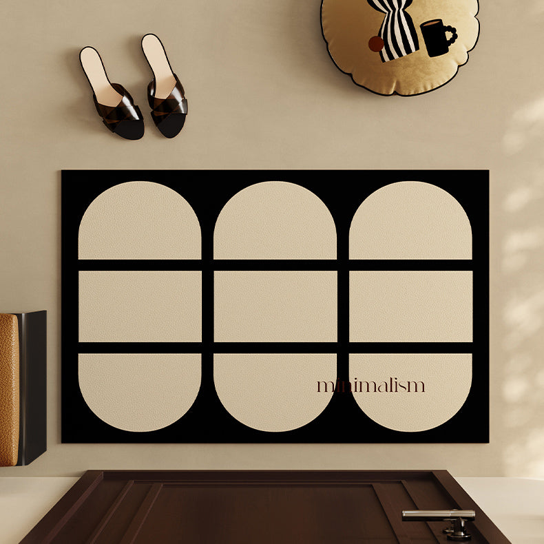minimalism retro door mat