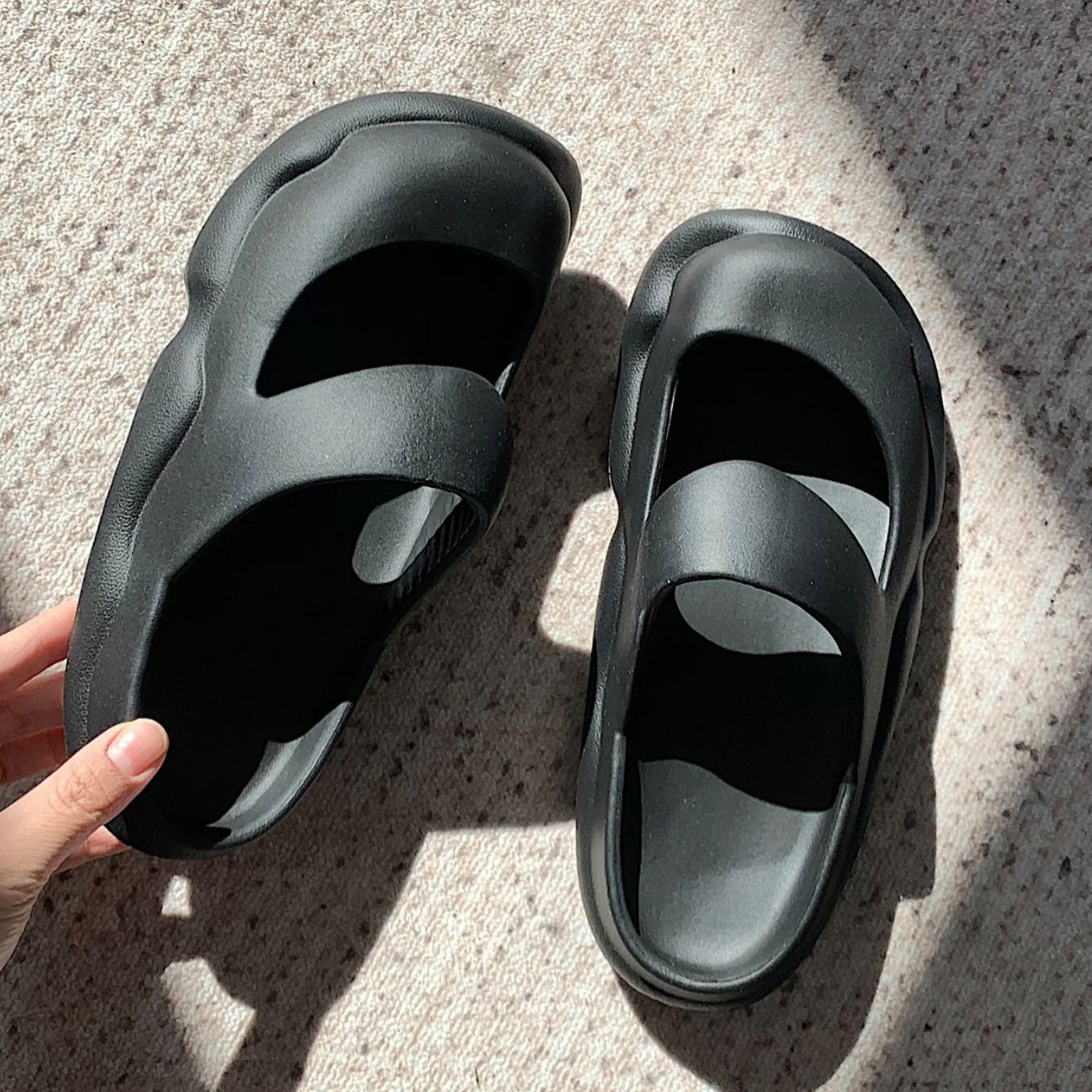 5color strap rubber roomshoes