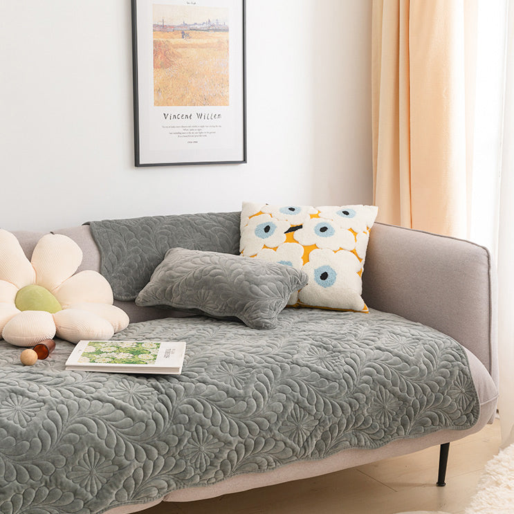 6color flannel sofa cover