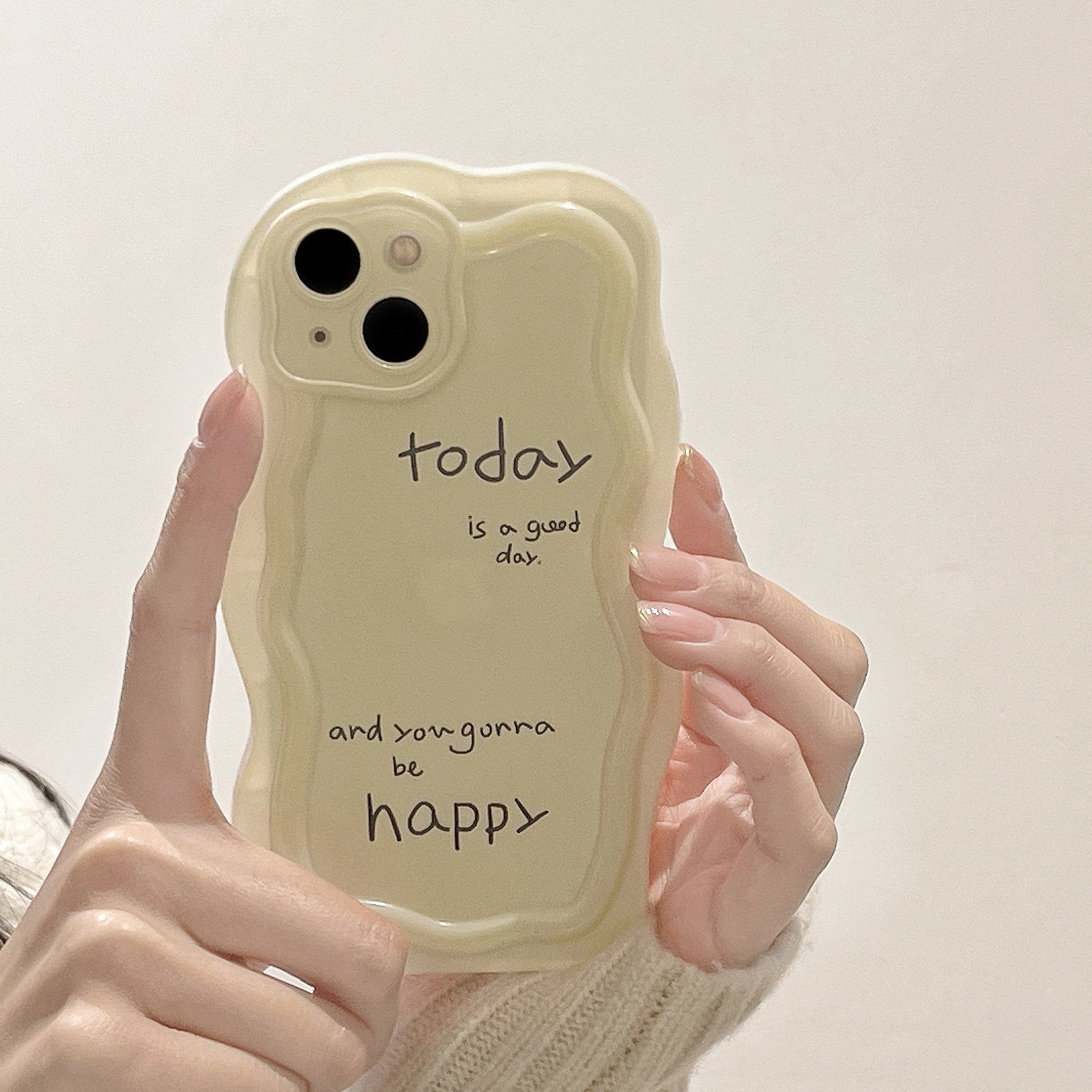 handwriting logo iPhone case