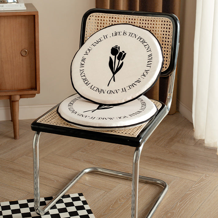 black tulip cushion