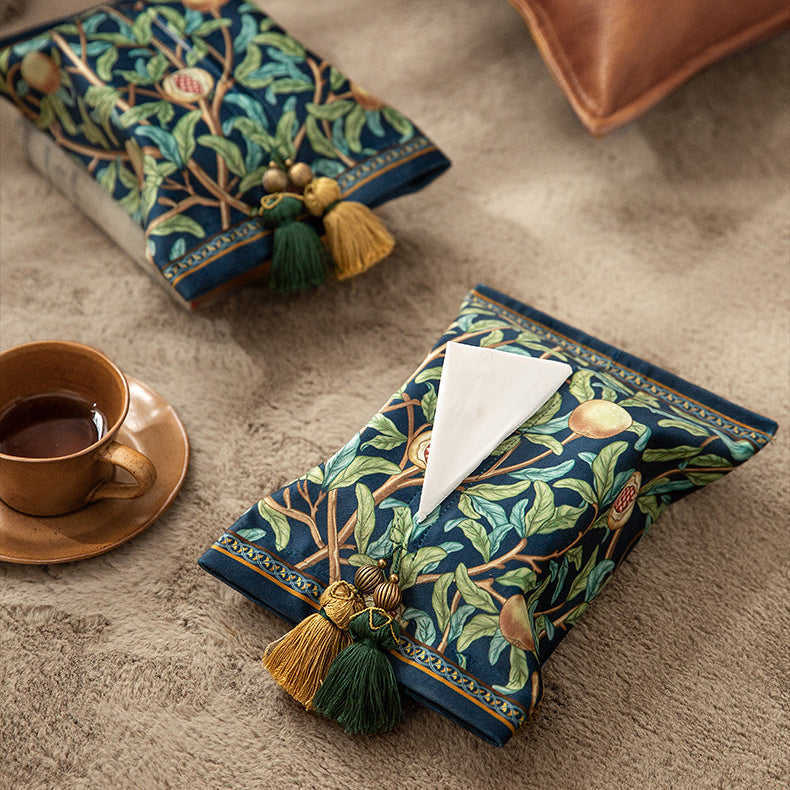 american retro pomegranate tissue case