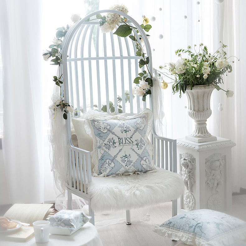 4design crystal blue cushion