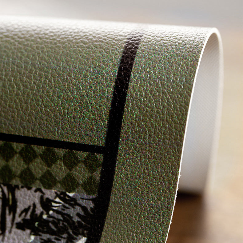 green persevere logo place mat