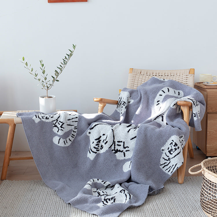 【再入荷】3color cute tiger blanket