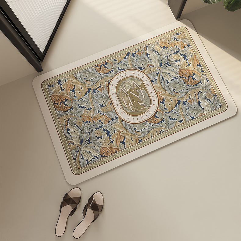 acanthus luxury bath mat
