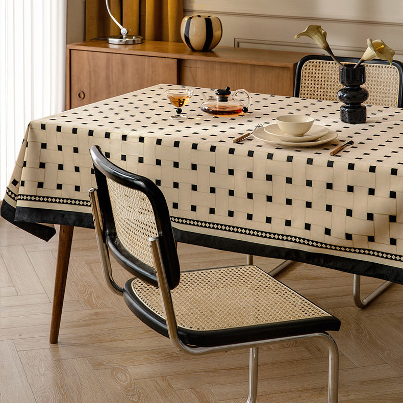 2design brown retro table cloth