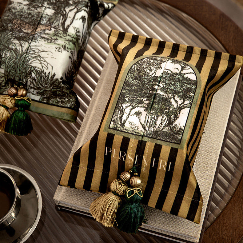 2design green persevere logo tissue case