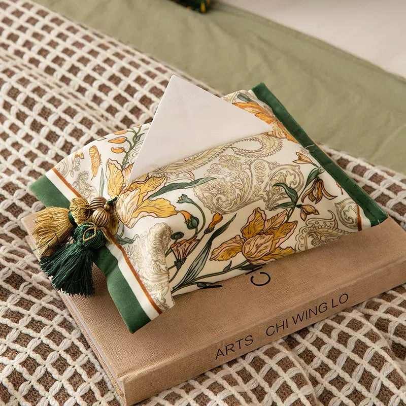 2design elegant green tissue case