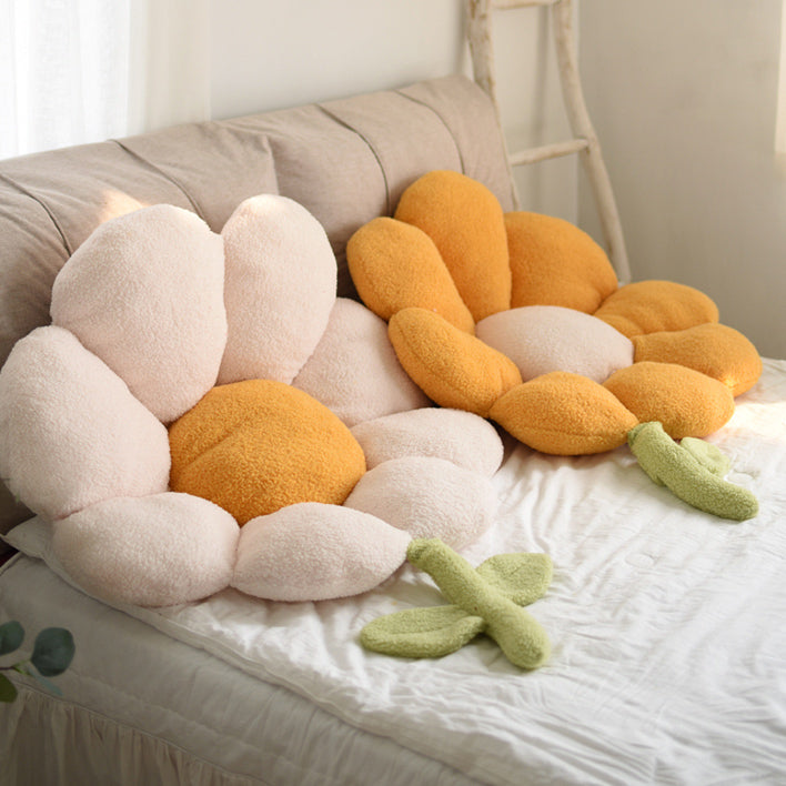 2design 5color big flower cushion