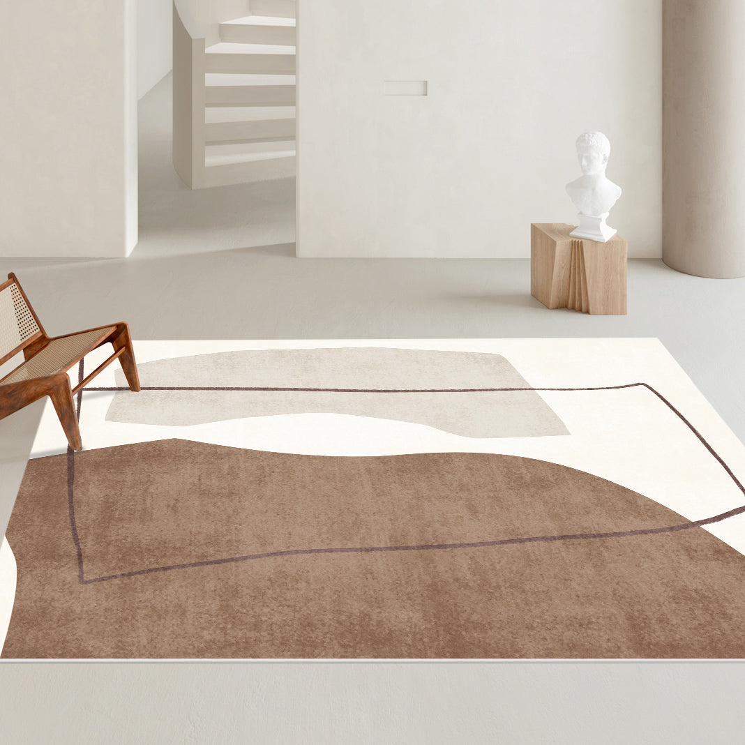 4design coffee color carpet