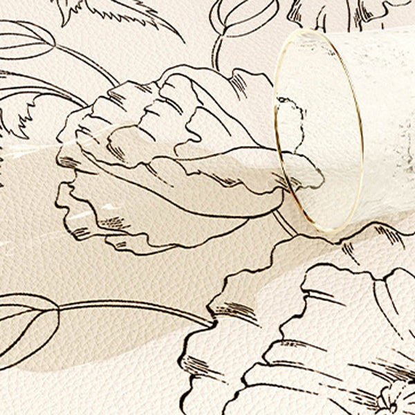 monotone dream simple dresser mat