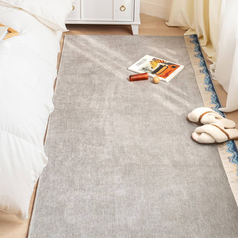 5color side embroidery floor mat