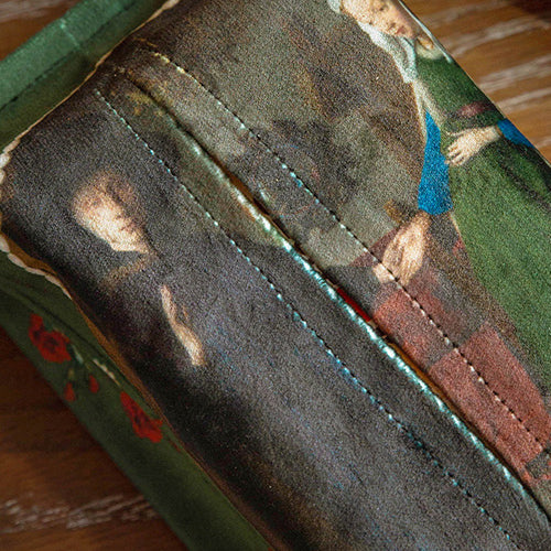 2design european rose art tissue case