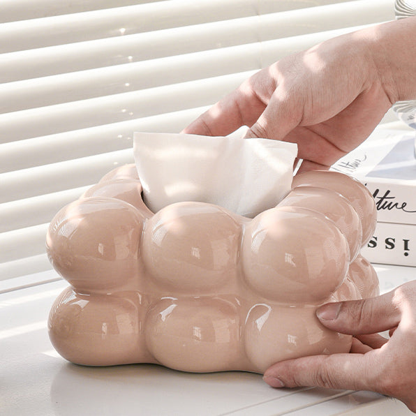 3color bubble tissue case