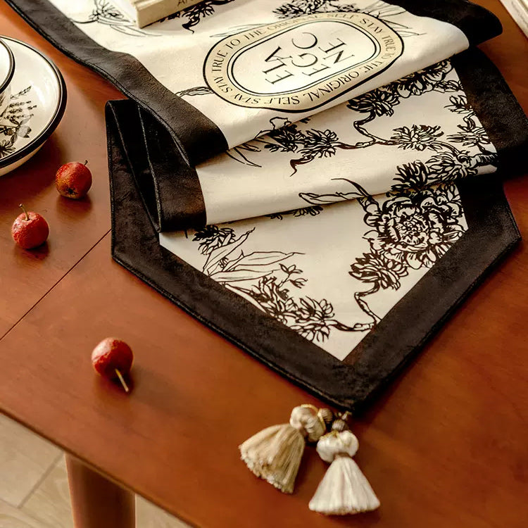art philosopher logo table runner
