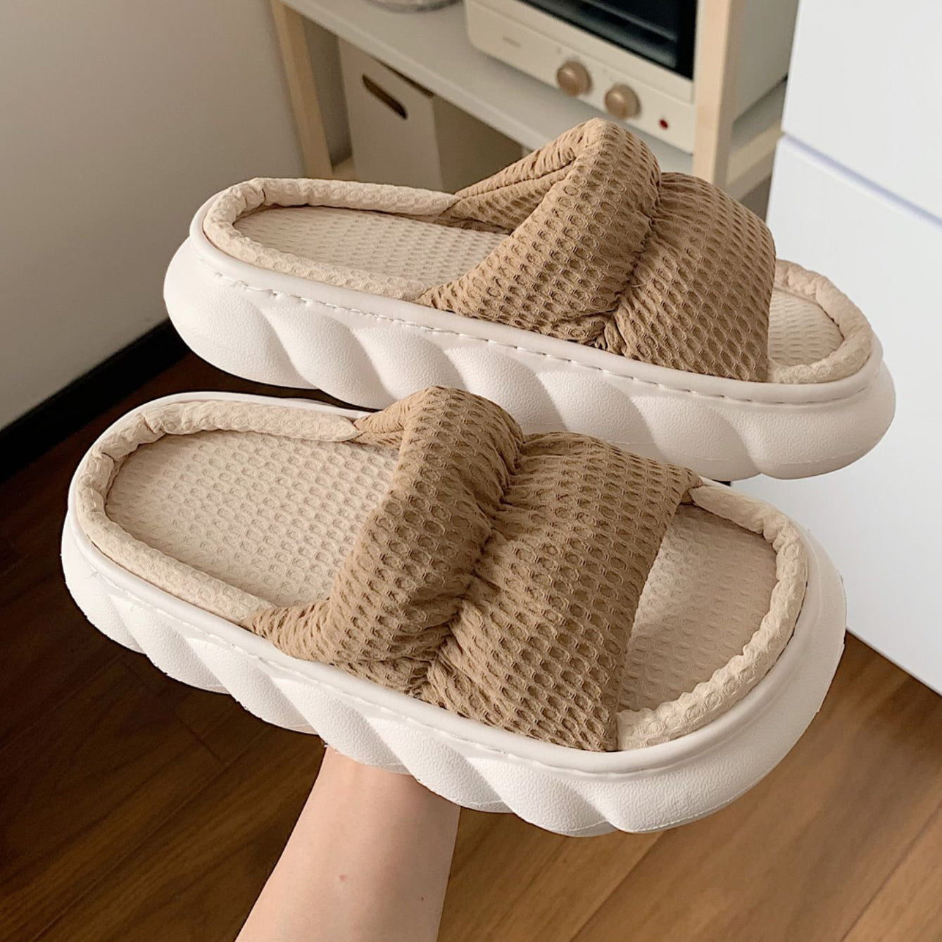 3color two-tone rubber roomshoes