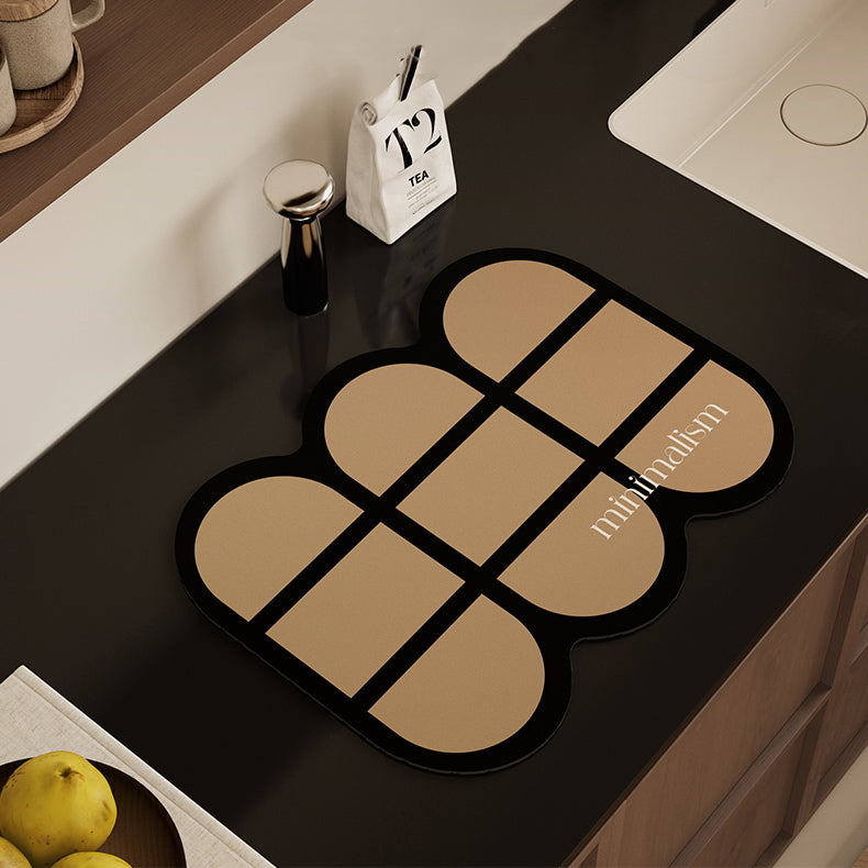 minimalism retro sink mat